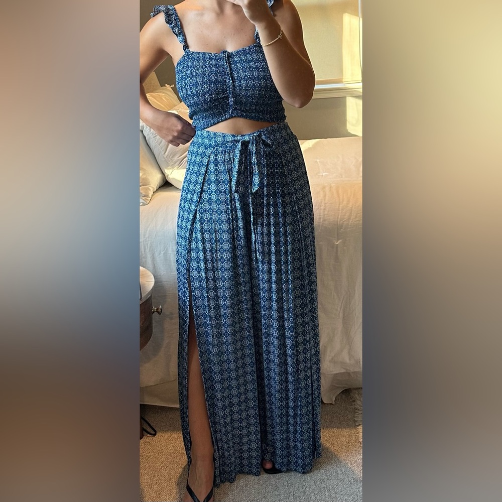 Seven hearts blue set